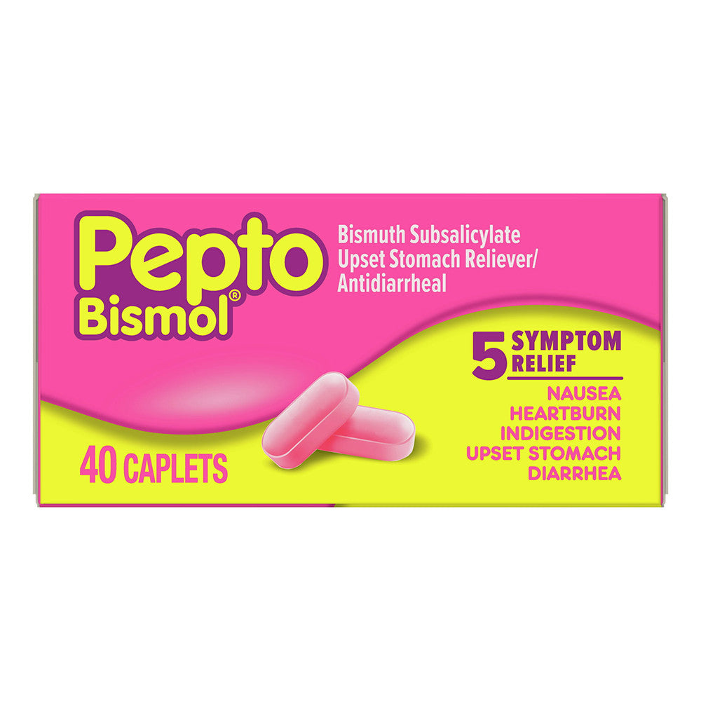 Pepto-Bismol Caplets Easy To Swallow, 40 Ea